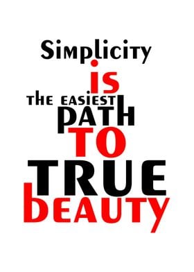 Simplicity is the easiest 