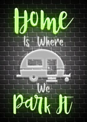 Home neon quotes