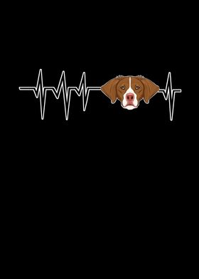 Dog Heartbeat I Brittany