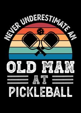 Old Man at Pickleball