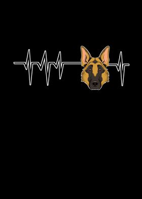 German Shepherd Heartbeat