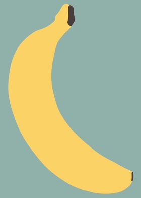 Retro Banana Poster