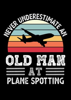 Old Man at Plane spotting