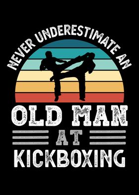 Old Man at Kickboxing