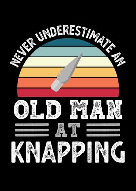 Old Man at Knapping