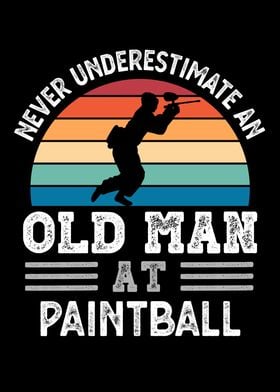 Old Man at Paintball