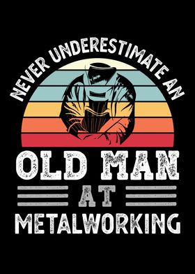 Old Man at Metalworking