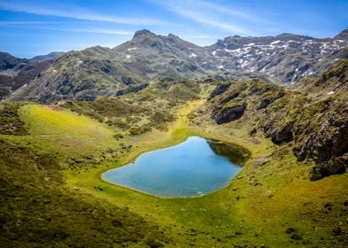 Lake in the mountain