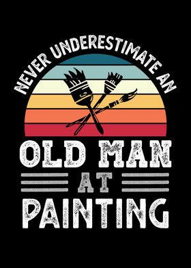 Old Man at Painting