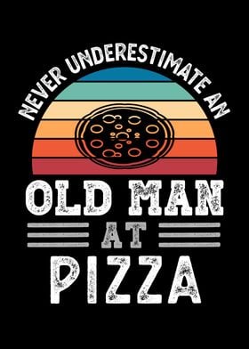 Old Man at Pizza Fathers