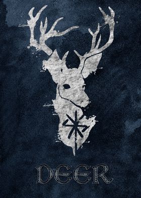 Deer Bindrunes Viking