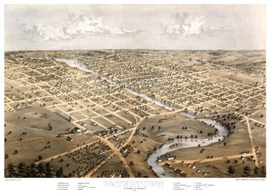 watertown wisconsin map