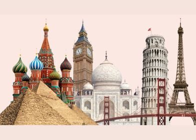 Travel World landmarks