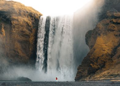 waterfall white