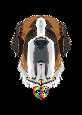 Saint Bernard LGBTQ Flag