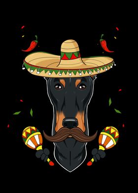 Cinco De Mayo Doberman