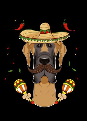 Cinco De Mayo Great Dane