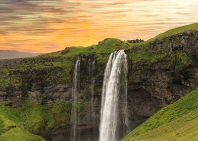 Waterfall in Switzerland