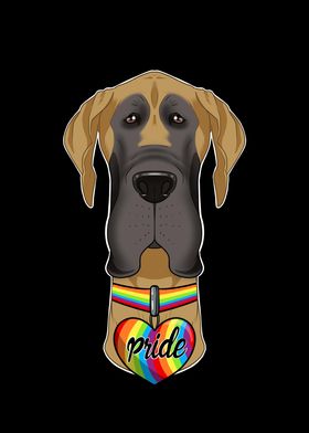 Great Dane LGBTQ Flag