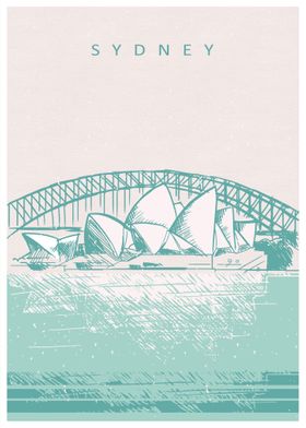 Poster Sydney Opera House 