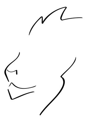 Lion Line Art Minimal