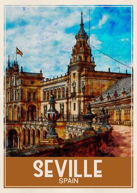 Travel Art Seville Spain