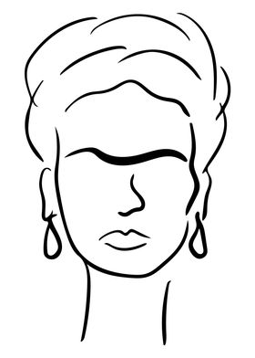 Woman Line Art