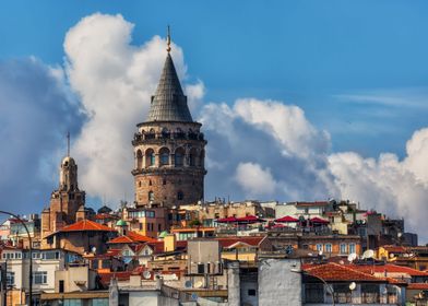 Galata Tower In Istanbul