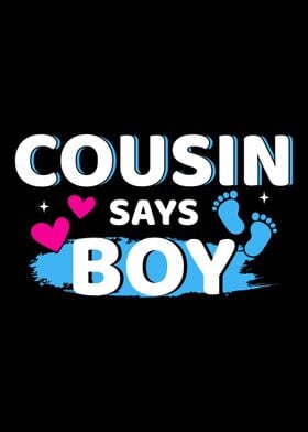 Gender reveal cousin says 