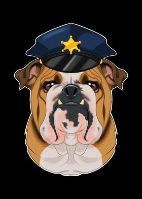 Police English Bulldog