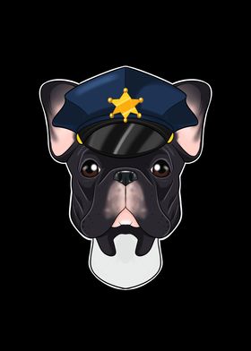 Police French Bulldog