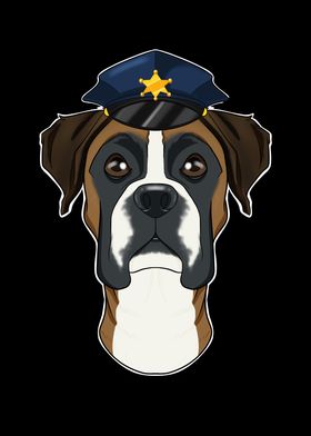 Police Boxer Canine