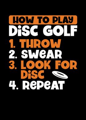 How to play disc golf