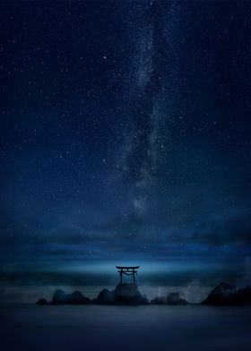 Nocturnal Torii gate 