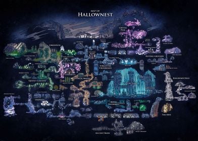 Hallownest Map