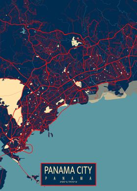 Panama City Map Hope