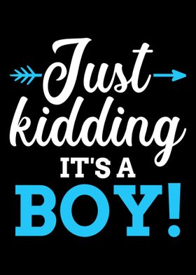 Funny gender reveal kiddin