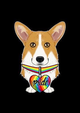 Welsh Corgi LGBTQ Flag