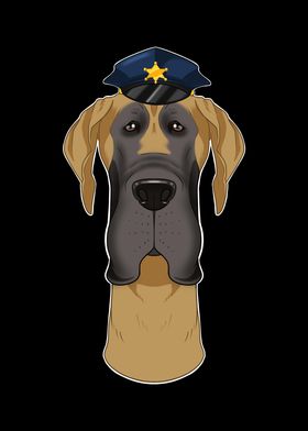 Police Great Dane Canine