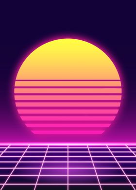 Retrowave Sun