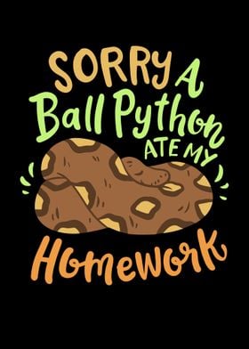 Ball Python Ate My