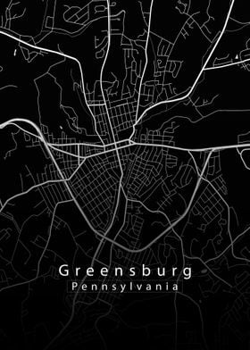 Greensburg City Map