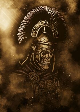 Centurion warrior skull