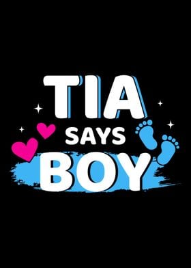 Gender reveal tia says boy