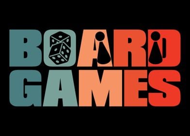 Retro Vintage Board Games