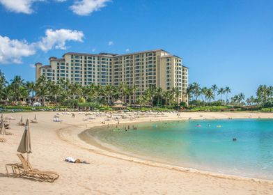 Beach Lagoon Oahu Hawaii