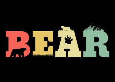 Retro Grizzly Vintage