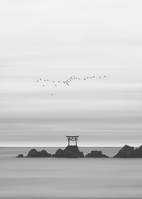 Calm torii gate