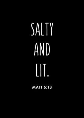 Salt And Lit Matthew 5 13