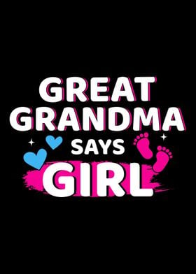 Gender reveal great grandm